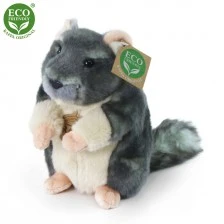 Plush Chinchilla standing 15 cm.