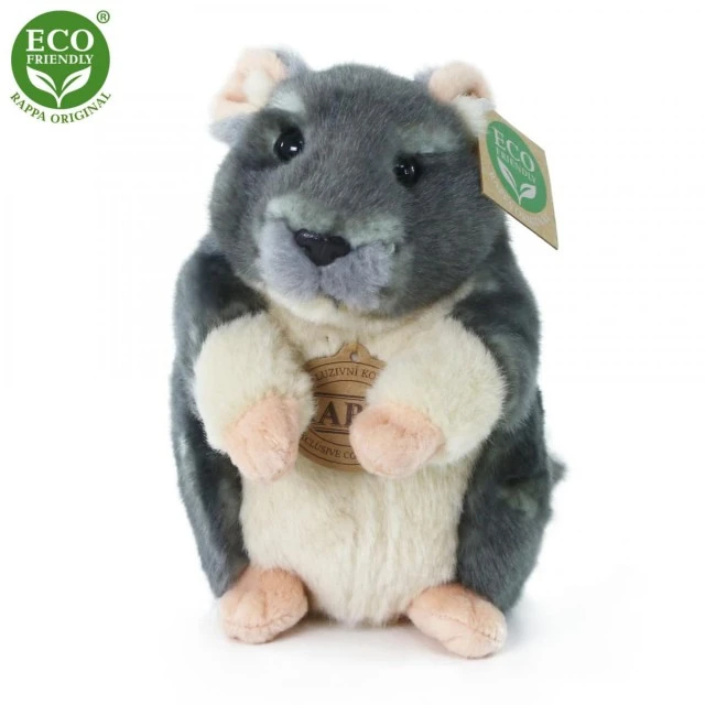 Plush Chinchilla standing 15 cm.