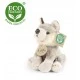 Plush Sitting Wolf 15 cm