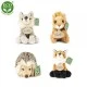 Plush Sitting Wolf 15 cm