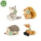 Plush Sitting Wolf 15 cm