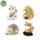 Plush sitting Fox 15 cm.