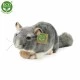Plush Chinchilla lying down 22 cm.