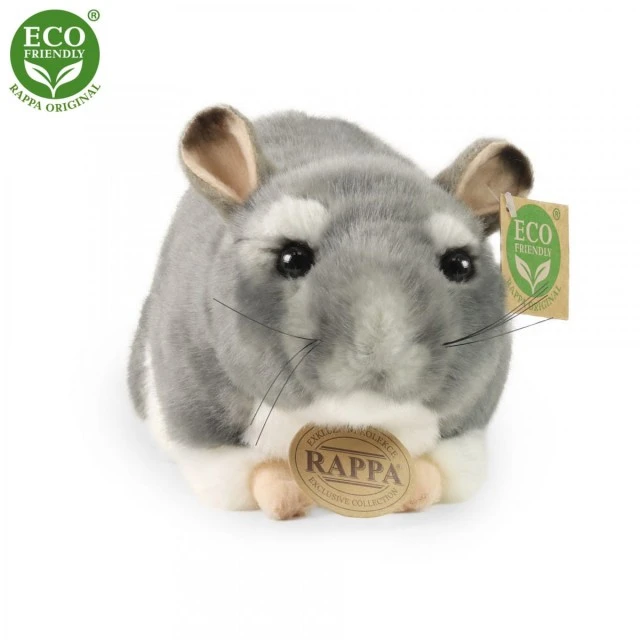 Plush Chinchilla lying down 22 cm.