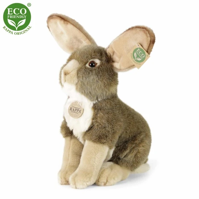 Plush Rabbit sitting 30 cm.