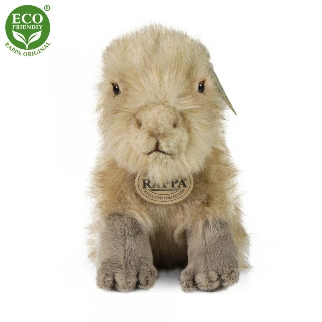 Plush capybara sitting 18 cm.