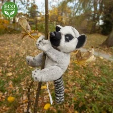 Plush Lemur sitting 15 cm.