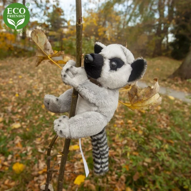 Plush Lemur sitting 15 cm.