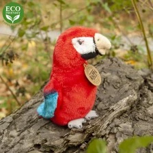 Plush Parrot Red Macaw 15 cm.