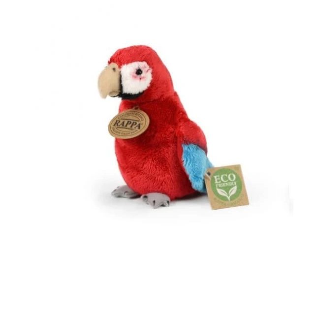 Plush Parrot Red Macaw 15 cm.