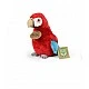 Plush Parrot Red Macaw 15 cm.