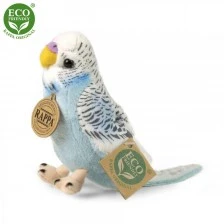 Plush Wavy parrot blue 12 cm.