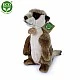 Plush meerkat standing 24 cm.