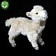 Plush Llama Alpaca 23 cm standing