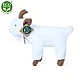 Plush Goat standing 20 cm.