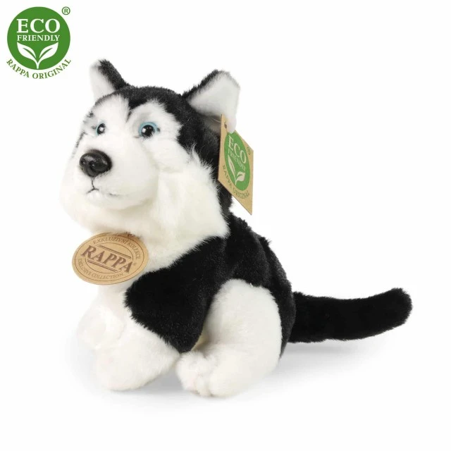 Plush Husky black 16 cm.