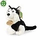 Plush Husky black 16 cm.
