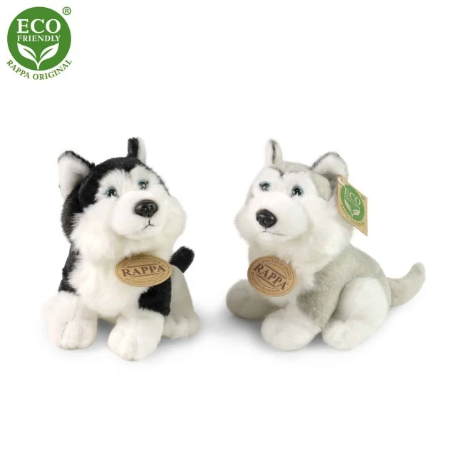Plush Husky black 16 cm.