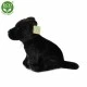 Plush Dog Starfordshire Bull Terrier black 30 cm.