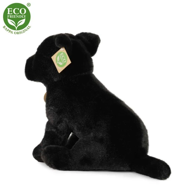 Plush Dog Starfordshire Bull Terrier black 30 cm.