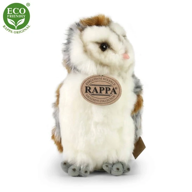 Plush Owl 17 cm. colored