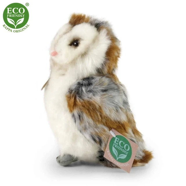 Plush Owl 17 cm. colored