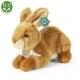 Plush Brown Bunny lying down 23 cm.