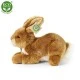Plush Brown Bunny lying down 23 cm.