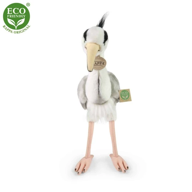 Plush Heron 35 cm. Eco friends series