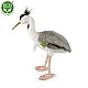 Plush Heron 35 cm. Eco friends series