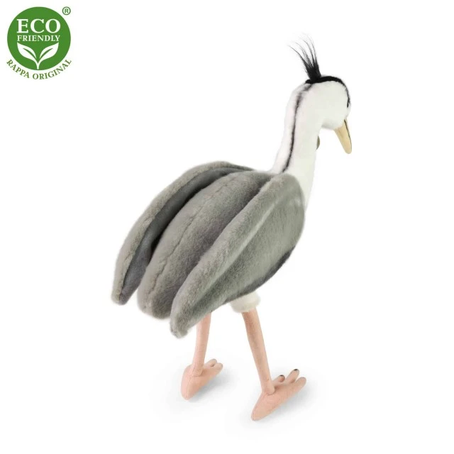 Plush Heron 35 cm. Eco friends series