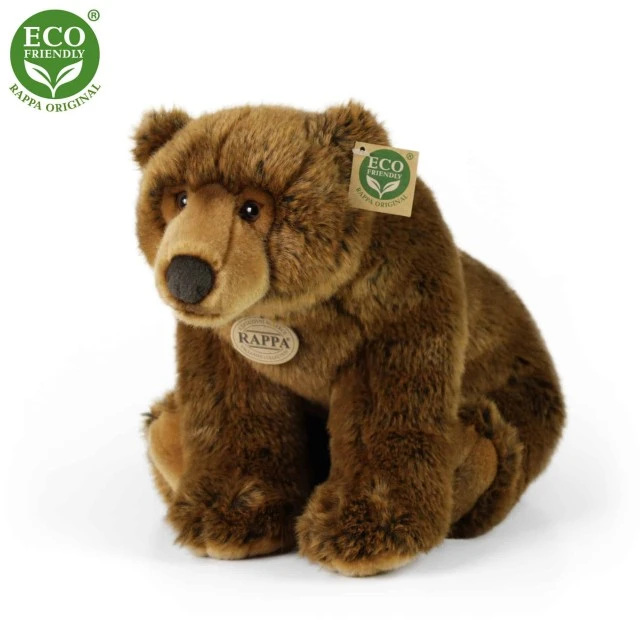 Plush Brown bear sitting 40 cm.