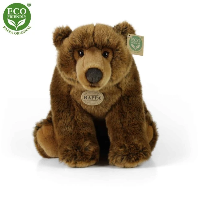 Plush Brown bear sitting 40 cm.