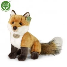 Plush Fox sitting 27 cm.