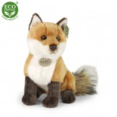 Plush Fox sitting 27 cm.