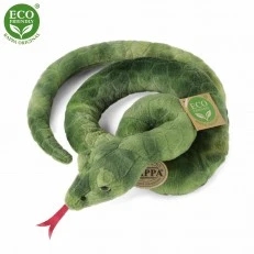Plush Snake green 90 cm.