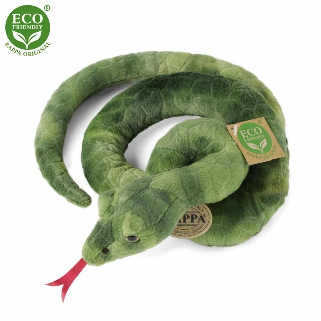 Plush Snake green 90 cm.