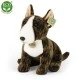 Plush Dog English Bull Terrier sitting 30 cm.