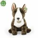 Plush Dog English Bull Terrier sitting 30 cm.