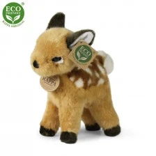 Plush standing deer 22 cm.