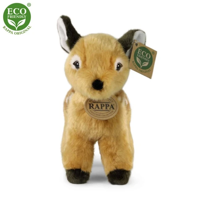 Plush standing deer 22 cm.