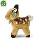 Plush standing deer 22 cm.