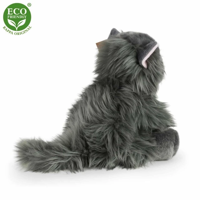 Plush Persian longhair cat sitting 30 cm.