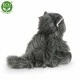 Plush Persian longhair cat sitting 30 cm.