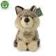 Plush Wolf sitting 18 cm.