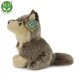 Plush Wolf sitting 18 cm.
