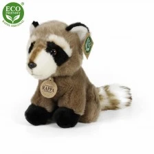 Plush Raccoon sitting 18 cm.