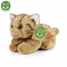 Plush Kitten with sound brown 15 cm.