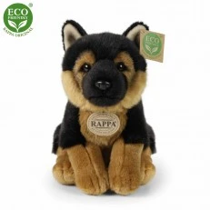 Plush sitting German Shepherd 25 cm.