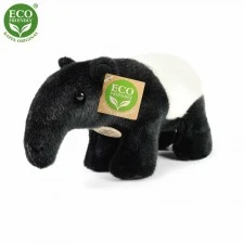 Plush tapir standing 22 cm.
